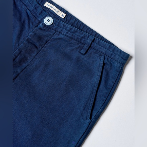 Industry of All Nations Indigo 100% Organic Chinos - Picture 2 of 7